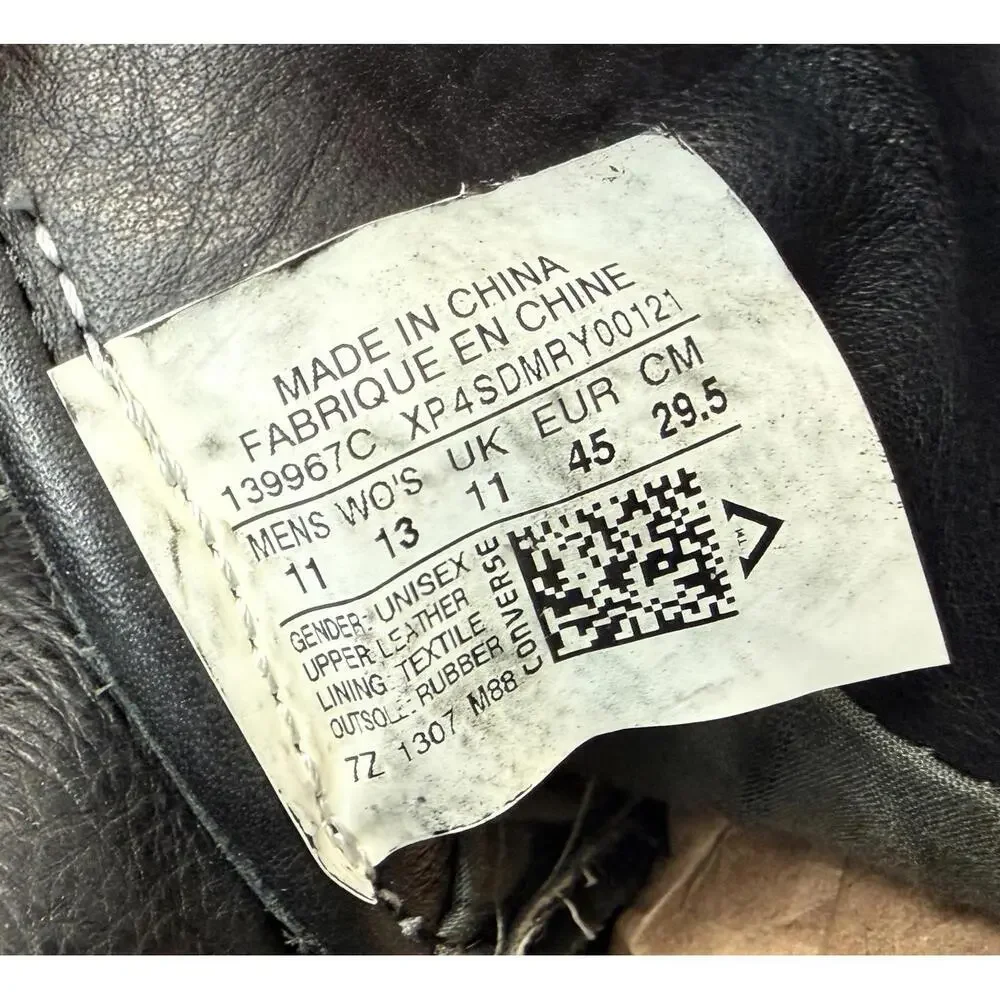 Converse x Varvatos Extra High Sneakers / Boots 139967C US11​ - Picture 9 of 9